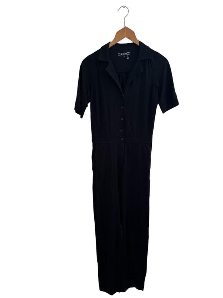 King Louie jumpsuit S, Kleding | Dames, Jumpsuits, Zo goed als nieuw, Maat 36 (S), Zwart, Ophalen of Verzenden