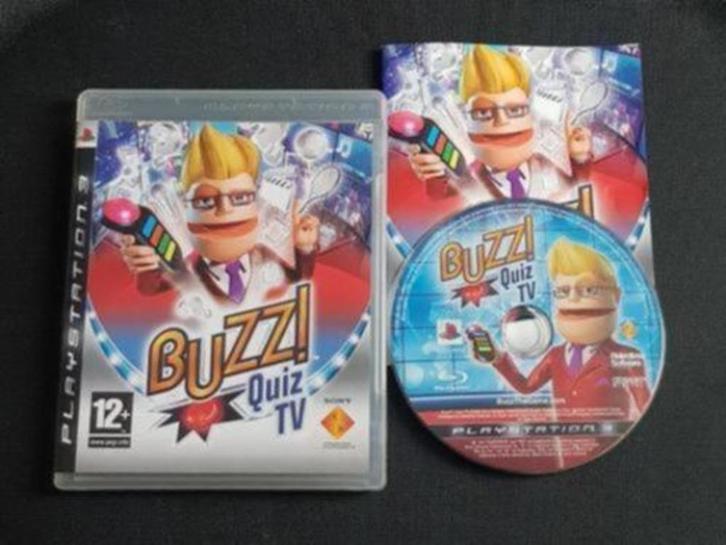 OPRUIMEN | PS3 | Buzz! Quiz TV, Spelcomputers en Games, Games | Sony PlayStation 3, Gebruikt, Muziek, 3 spelers of meer, Ophalen of Verzenden