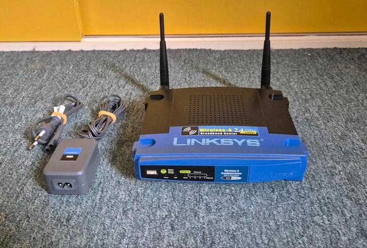 Linksys WRT54GL Router met DD-WRT Firmware, Computers en Software, Routers en Modems, Gebruikt, Router, Ophalen of Verzenden
