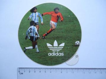 sticker oud ADIDAS kicksen WIM JANSEN Feijenoord WK 1978  beschikbaar voor biedingen