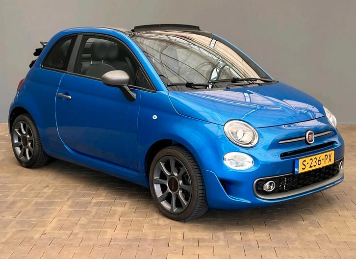Fiat 500 Cabriolet, Auto's, Fiat, Particulier, 500C, Achteruitrijcamera, Airbags, Airconditioning, Bluetooth, Boordcomputer, Centrale vergrendeling