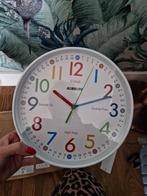 Leerzame kinderklok - Engels leren! Nieuw, Ophalen of Verzenden, Nieuw, Analoog, Wandklok