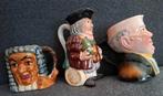 3 oude Engelse gemerkte Toby Jugs karakter mok gaaf, Antiek en Kunst, Ophalen of Verzenden