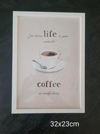 Desenio lijst met poster coffee koffie 32x23cm, Ophalen of Verzenden, Zo goed als nieuw