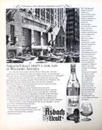 4 vintage advertenties reclames Asbach Uralt wijnen 1981 wij, Verzamelen, Verzenden, Gebruikt, Overige typen