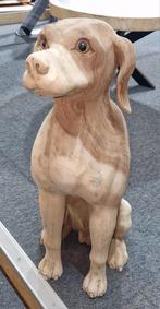 Suar houten Labrador Retriever snijwerk beeld 60 cm, Industrieel suar interieur, Info@industrieel-suar-interieur.nl, Nieuw, Ophalen of Verzenden