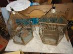 2x antieke vogelkooi, Dieren en Toebehoren, Vogels | Hokken en Kooien, Gebruikt, Ophalen of Verzenden, Vogelkooi, Nvt