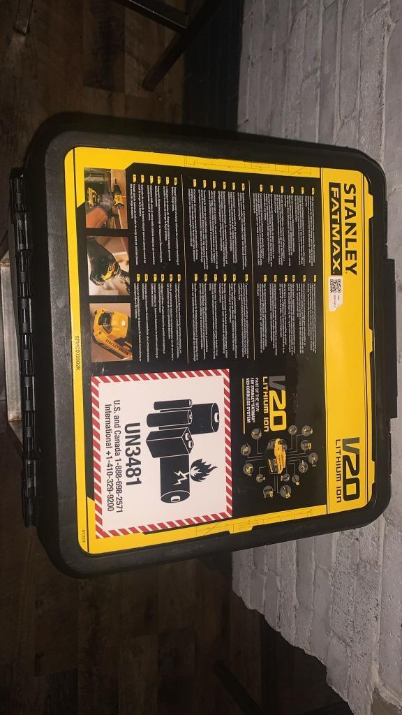 Stanley Fatmax boormachine in doos met extra accu, Doe-het-zelf en Verbouw, Gereedschap | Boormachines, Zo goed als nieuw, Boormachine