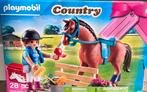 Playmobil set met paarden, een zadel en halster., Ophalen of Verzenden, Zo goed als nieuw