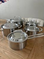 Herman den Blijker Pannenset - RVS, Ophalen, Gebruikt, Inductieplaat, Pannenset