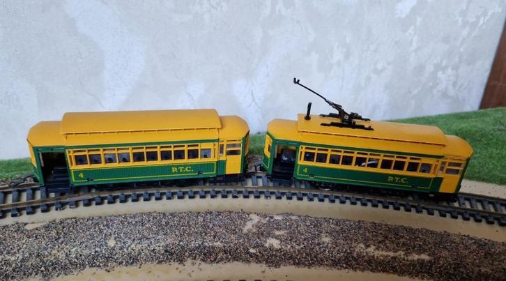 Mehano Tram, Hobby en Vrije tijd, Modeltreinen | H0, Zo goed als nieuw, Treinset, Gelijkstroom, Overige merken, Ophalen of Verzenden