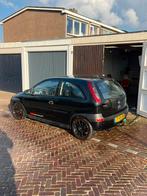 Opel Corsa 1.4 I 16V 3D 2001 Zwart, Auto's, Opel, Origineel Nederlands, Te koop, 1389 cc, 5 stoelen