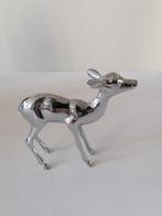 vintage metalen hert/ree/bambi izgst 17x14 cm, Antiek en Kunst, Ophalen of Verzenden