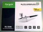 Fengda Elite Airbrush Kit Pro FE-134K Dual Action (nieuw), Ophalen, Nieuw, Airbrush en Toebehoren