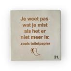 De laatste leuke & grappige 'toilet tegeltjes', nieuw, Ophalen of Verzenden, Nieuw