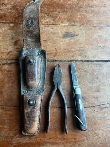 WO2 Amerikaans Lineworker Tool set TL-29 Camillus mes TL13 beschikbaar voor biedingen