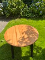 Tafel en stoelen, Huis en Inrichting, Tafels | Eettafels, Ophalen of Verzenden, Grenenhout, 50 tot 100 cm