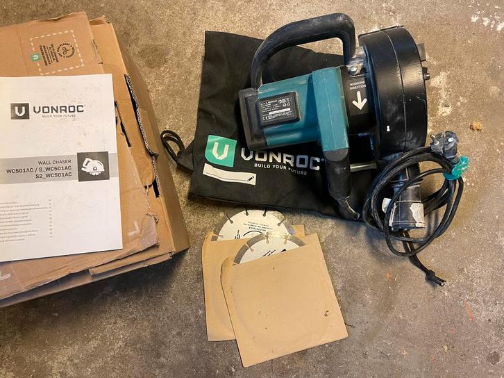 Vonroc Sleuvenslijper WC501AC, Doe-het-zelf en Verbouw, Gereedschap | Overige machines, Gebruikt, Ophalen