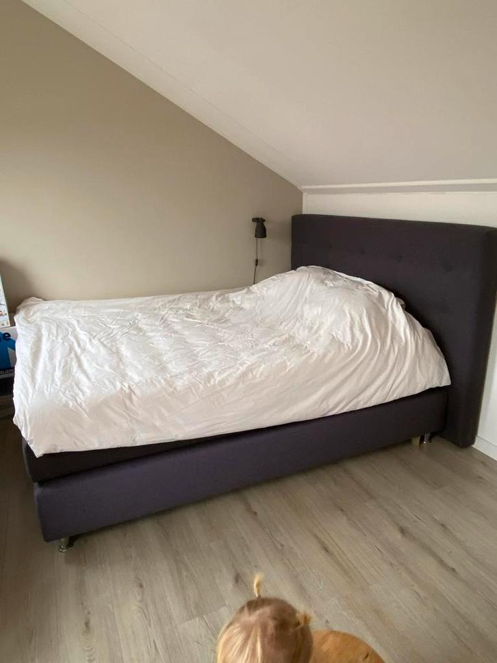 Boxspring 180x220 - Groot tweepersoonsbed, Huis en Inrichting, Slaapkamer | Bedden, Zo goed als nieuw, Tweepersoons, 180 cm, 220 cm