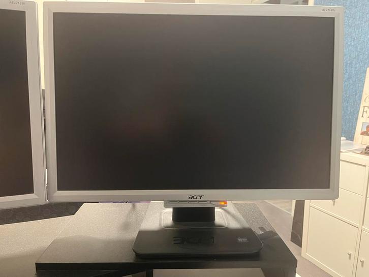 2x Acer AL2216W 22 inch Monitor, Computers en Software, Monitoren, Gebruikt, 60 Hz of minder, VGA, LED, Full HD, 5 ms of meer
