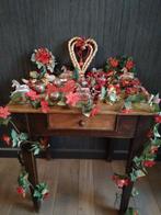 Lot rode en gouden kerstversiering, Verzenden, Gebruikt