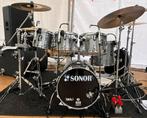 Uitgebreide Sonor AQ2 safari titanium quartz., Muziek en Instrumenten, Drumstellen en Slagwerk, Ophalen, Zo goed als nieuw, Sonor