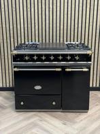 Luxe Lacanche Zwart 100 Gas +Elektrische Oven + Warmhoudkast, Witgoed en Apparatuur, Elektrisch, 5 kookzones of meer, Grill, Ophalen of Verzenden