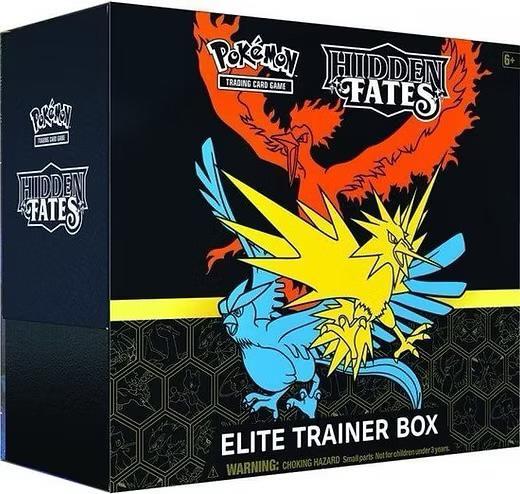 Pokémon Hidden Fates elite trainer box, Hobby en Vrije tijd, Verzamelkaartspellen | Pokémon, Zo goed als nieuw, Foil, Ophalen of Verzenden
