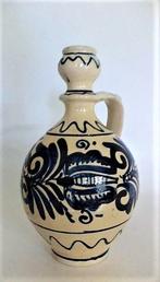 Korond kruikje wit met blauwe decoratie, Ophalen, Zo goed als nieuw