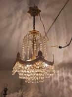 barokke kroonluchter kristallen pegels foto 1 t/m 3, Heikant 21 Kaatsheuvel, Belle Vieille Brocante, Ophalen of Verzenden, Zo goed als nieuw