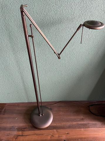 Bronzen Staande Lamp met Dimmer beschikbaar voor biedingen
