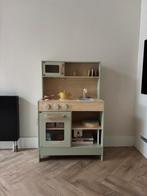 Little dutch essentials speelkeuken groen, Kinderen en Baby's, Speelgoed | Speelkeukens, Ophalen, Gebruikt, Hout, Speelkeuken