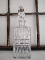 Glazen karaf met stop, Ophalen of Verzenden