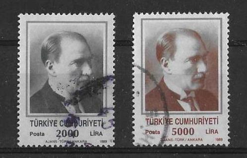 Turkije Michel 2862 C-2863 C gestempeld, Postzegels en Munten, Postzegels | Europa | Overig, Gestempeld, Overige landen, Ophalen of Verzenden