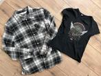 ZGAN Stoere bloes met shirt Kids Only HM maat 140, Ophalen of Verzenden, Zo goed als nieuw, Meisje, Shirt of Longsleeve