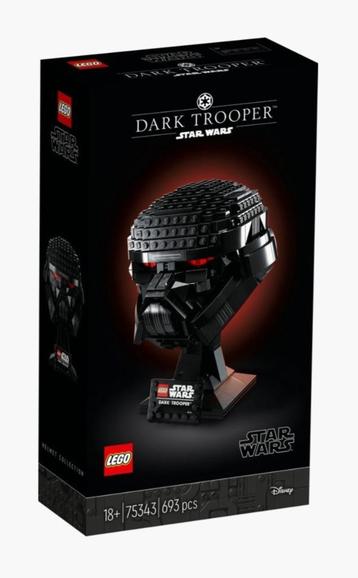 LEGO Star Wars 75343 Dark Trooper Helm *NEW* beschikbaar voor biedingen