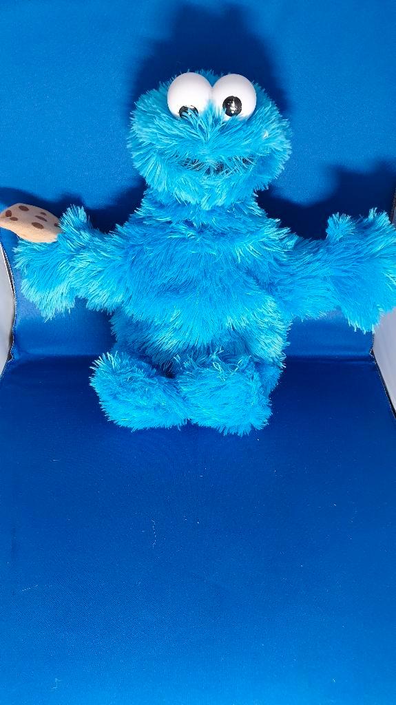 Koekiemonster, Sesamstraat knuffel, Fisher Price. 40 cm. T2, Kinderen en Baby's, Speelgoed | Knuffels en Pluche, Gebruikt, Overige typen