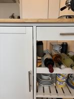 Keukentrolley, Huis en Inrichting, Keuken | Keukenelementen, Ophalen, Gebruikt, Wit, 50 tot 100 cm