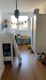 Halfhoogslaper van Bopita met speelhuisje en speelmatras, Kinderen en Baby's, Ophalen of Verzenden, Zo goed als nieuw, Halfhoogslaper