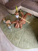 Boomstam tafel, Huis en Inrichting, Tafels | Salontafels, Ophalen, Overige materialen, Boomstamlook, 100 tot 150 cm