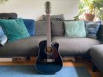 12 Snarige Elektro-akoestische Gitaar - Zwart, Ophalen, Nieuw, Overige merken