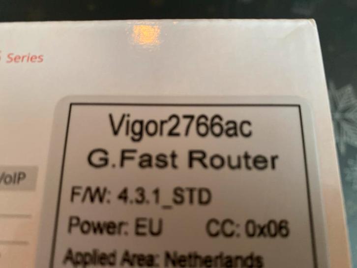 DrayTek Vigor 2766ac VDSL Router - Nieuw, Computers en Software, Routers en Modems, Nieuw, Router met modem, Ophalen of Verzenden