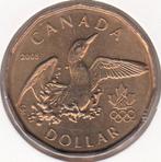 Canada 1 dollar 2008 Lucky Loonie Olympische Spelen UNC, Postzegels en Munten, Munten | Amerika, Ophalen of Verzenden, Losse munt