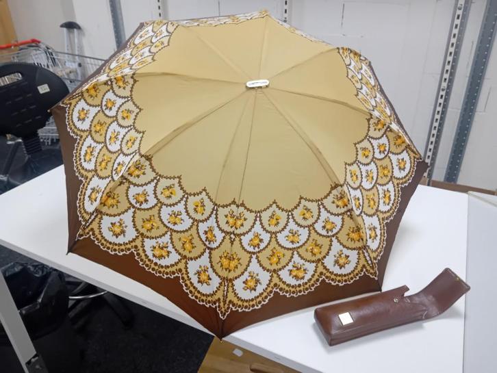 Knirps paraplu, Sieraden, Tassen en Uiterlijk, Paraplu's, Zo goed als nieuw, Bruin, Ophalen