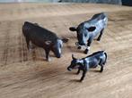 Schleich koe, stier, kalf familie., Ophalen of Verzenden, Zo goed als nieuw, Paard, Beeldje of Figuurtje