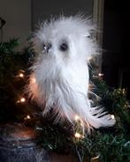 Wit uiltje - sneeuwuil - kerstdecoratie - winterdecoratie, Diversen, Kerst, Ophalen of Verzenden, Zo goed als nieuw