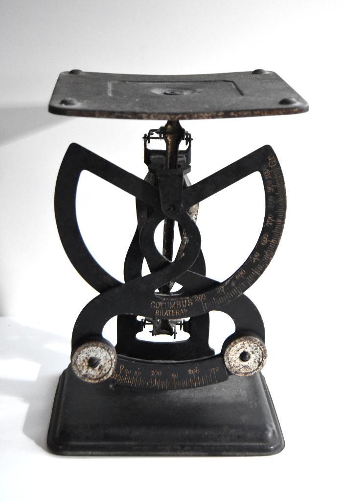 Decoratieve antieke brieven weegschaal, Columbus Bilateral, Antiek en Kunst, Antiek | Kantoor en Zakelijk, Ophalen of Verzenden