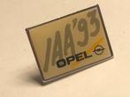 Epoxy IAA '93 OPEL Pin (Geel/Zwart/Grijs/Wit)., Verzenden, Zo goed als nieuw, Transport, Speldje of Pin