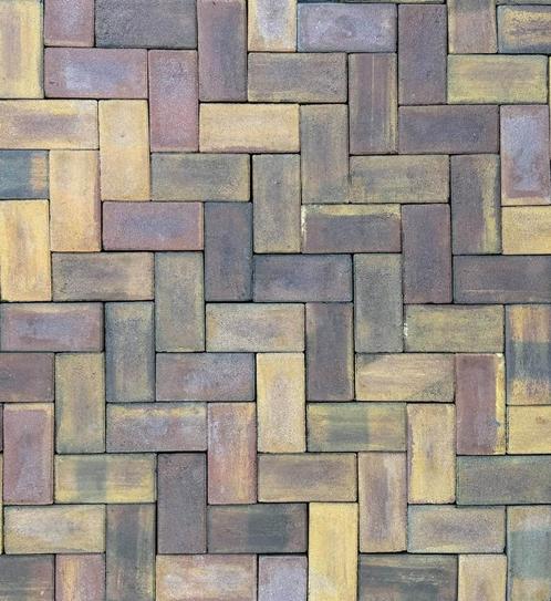 Gebakken Keiformaat geel genuanceerd, Tuin en Terras, Tegels en Klinkers, Nieuw, Klinkers, Overige materialen, 10 m² of meer, Ophalen of Verzenden