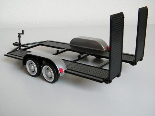 Nieuw modelauto trailer – aanhanger – kar -ambulance – 1:24, Hobby en Vrije tijd, Modelauto's | 1:24, Nieuw, Overige typen, Motormax